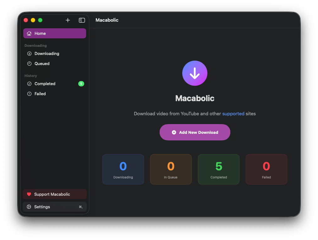 Main Dashboard Rendering